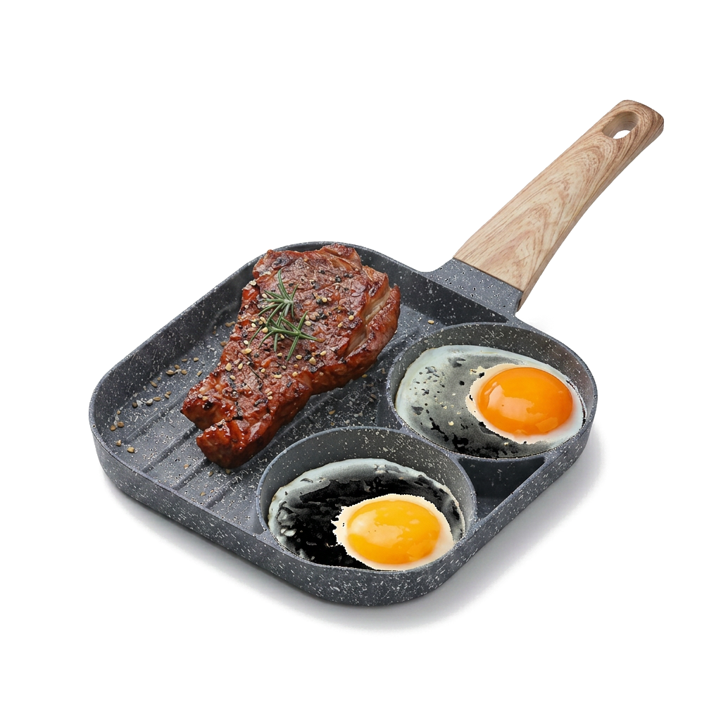 Frigideira Antiaderente 3 em 1 Gold Chef — produto da categoria Eletrodomésticos